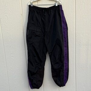 Xelement Advanced Motorcycle Gear Heat Protection Pants Mens Sz XL Black Purple
